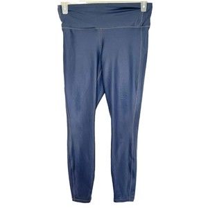 Athleta Womens Leggings Sz Medium Gray Activewear Gym Sporty WorkOut Compression